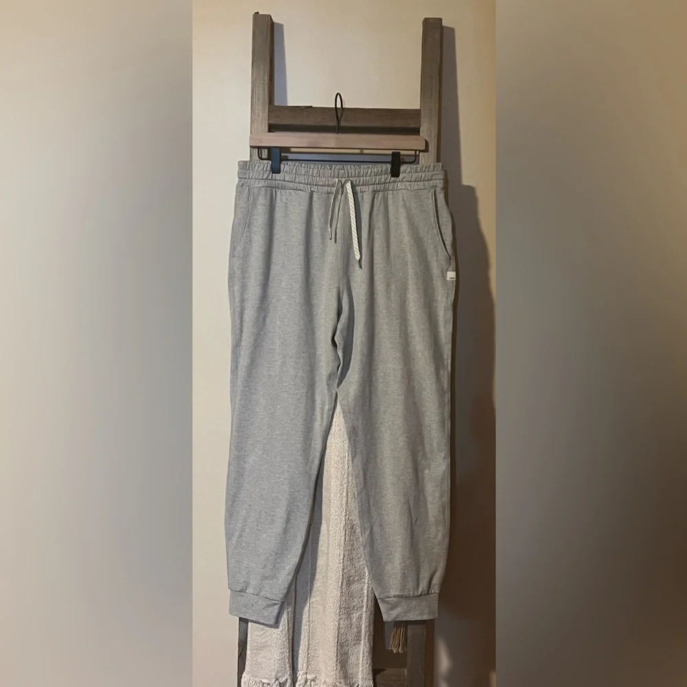 Vuori Performance Jogger Pale Grey Heather size large - Picture 4 of 5